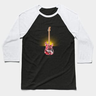 Legendary Guitars - the Frankenstrat Baseball T-Shirt